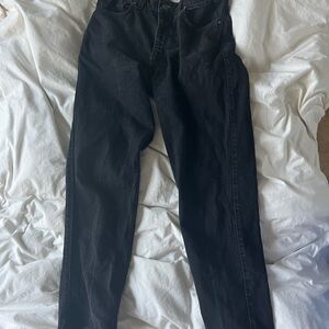 Orange Tab Vintage Levi's Women's High Rise Jeans - Black